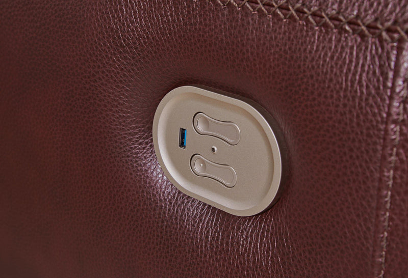 Alessandro Power Reclining Loveseat with Console - Furniture Now (CA)