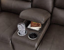 Boxmere Power Reclining Loveseat with Console - Furniture Now (CA)