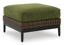 Horizon Hall Outdoor Ottoman with Cushion - Furniture Now (CA)