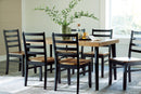 Blondon Dining Table and 6 Chairs (Set of 7) - Furniture Now (CA)