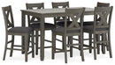 Caitbrook Counter Height Dining Table and Bar Stools (Set of 7) - Furniture Now (CA)