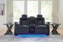 Fyne-Dyme Power Reclining Loveseat with Console - Furniture Now (CA)