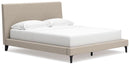Cielden Upholstered Bed with Roll Slats - Furniture Now (CA)
