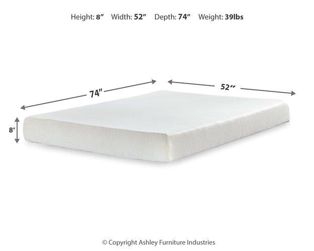 Chime 8 Inch Memory Foam Mattress in a Box - Furniture Now (CA)