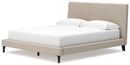 Cielden Upholstered Bed with Roll Slats - Furniture Now (CA)