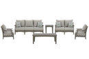 Visola Outdoor Sofa and Loveseat Set - Furniture Now (CA)