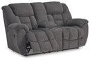 Foreside Reclining Loveseat with Console - Furniture Now (CA)