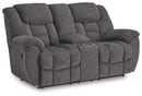 Foreside Reclining Loveseat with Console - Furniture Now (CA)