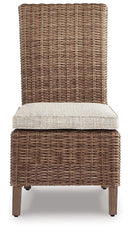 Beachcroft Outdoor Side Chair with Cushion (Set of 2) - Furniture Now (CA)