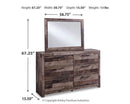 Derekson Dresser and Mirror - Furniture Now (CA)