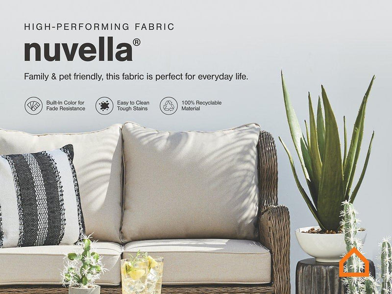 Visola Outdoor Sofa and Loveseat Set - Furniture Now (CA)