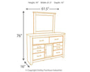 Juararo Dresser and Mirror - Furniture Now (CA)