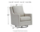 Kambria Swivel Glider Accent Chair - Furniture Now (CA)