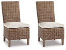 Beachcroft Outdoor Side Chair with Cushion (Set of 2) - Furniture Now (CA)