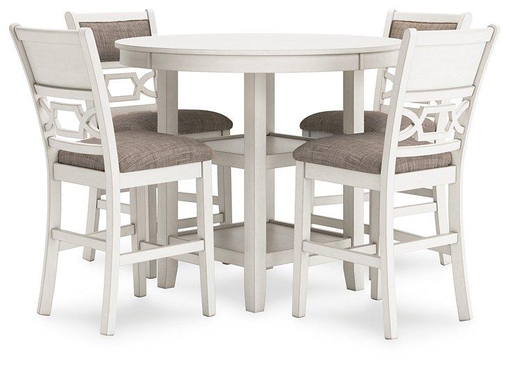 Erinberg Counter Height Dining Table and 4 Barstools (Set of 5) - Furniture Now (CA)