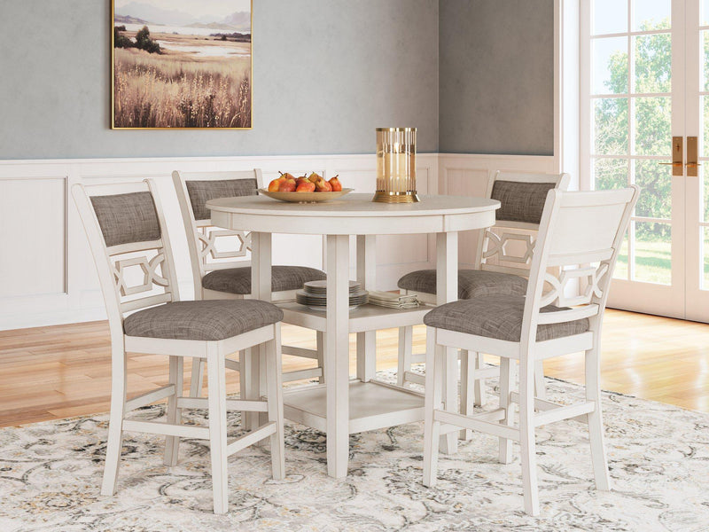 Erinberg Counter Height Dining Table and 4 Barstools (Set of 5) - Furniture Now (CA)