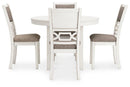 Erinberg Dining Table and 4 Chairs (Set of 5) - Furniture Now (CA)