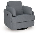 Alainmont Next-Gen Nuvella Swivel Power Recliner - Furniture Now (CA)