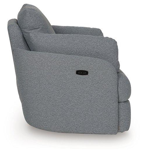 Alainmont Next-Gen Nuvella Swivel Power Recliner - Furniture Now (CA)