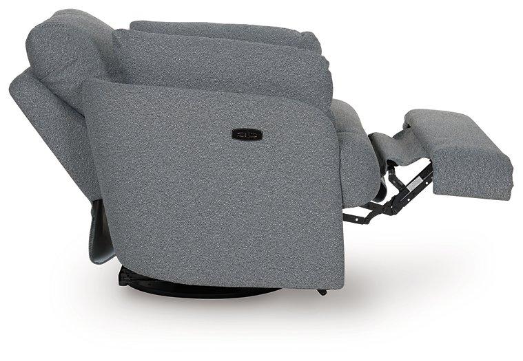 Alainmont Next-Gen Nuvella Swivel Power Recliner - Furniture Now (CA)