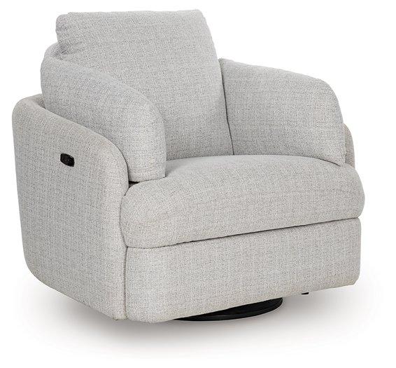 Alainmont Next-Gen Nuvella Swivel Power Recliner - Furniture Now (CA)