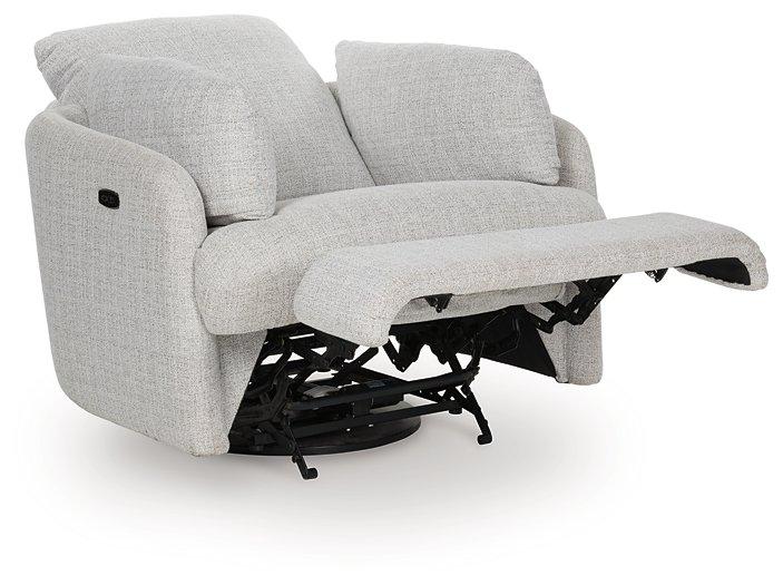 Alainmont Next-Gen Nuvella Swivel Power Recliner - Furniture Now (CA)