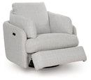 Alainmont Next-Gen Nuvella Swivel Power Recliner - Furniture Now (CA)