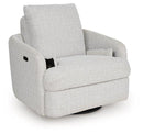 Alainmont Next-Gen Nuvella Swivel Power Recliner - Furniture Now (CA)