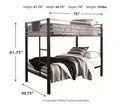 Dinsmore Bunk Bed with Ladder - Furniture Now (CA)