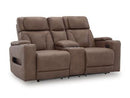 Clean-Slate Power Reclining Loveseat with Console - Furniture Now (CA)