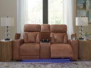 Clean-Slate Power Reclining Loveseat with Console - Furniture Now (CA)