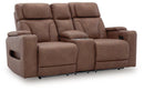 Clean-Slate Power Reclining Loveseat with Console - Furniture Now (CA)