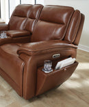 Healy Pier Power Reclining Loveseat with Console - Furniture Now (CA)