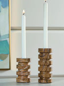 Emsleyfield Candle Holder Set (Set of 2) - Furniture Now (CA)