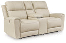 Dahlmoore Power Reclining Loveseat with Console - Furniture Now (CA)