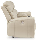 Dahlmoore Power Reclining Loveseat with Console - Furniture Now (CA)