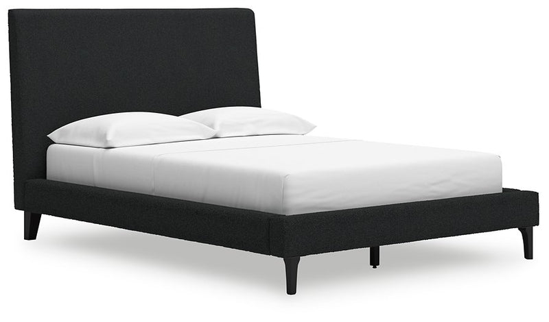 Cadmori Upholstered Bed with Roll Slats - Furniture Now (CA)