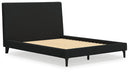 Cadmori Upholstered Bed with Roll Slats - Furniture Now (CA)