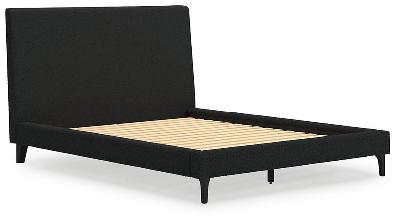Cadmori Upholstered Bed with Roll Slats - Furniture Now (CA)