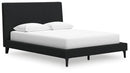 Cadmori Upholstered Bed with Roll Slats - Furniture Now (CA)