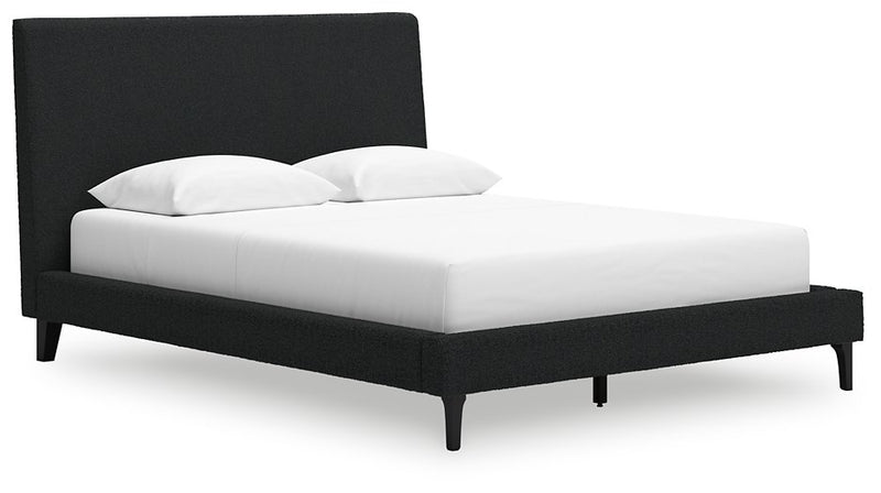 Cadmori Upholstered Bed with Roll Slats - Furniture Now (CA)