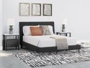 Cadmori Upholstered Bed with Roll Slats - Furniture Now (CA)