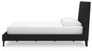 Cadmori Upholstered Bed with Roll Slats - Furniture Now (CA)