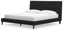 Cadmori Upholstered Bed with Roll Slats - Furniture Now (CA)
