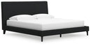 Cadmori Upholstered Bed with Roll Slats - Furniture Now (CA)