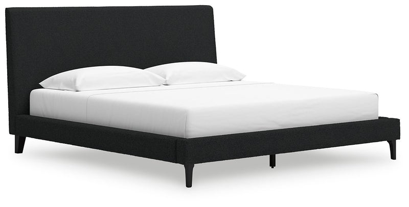 Cadmori Upholstered Bed with Roll Slats - Furniture Now (CA)