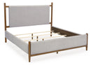 Lyncott Queen Upholstered Panel Bed - Furniture Now (CA)