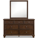 Danabrin Dresser and Mirror - Furniture Now (CA)