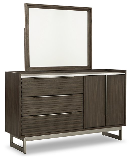 Arkenton Dresser and Mirror - Furniture Now (CA)