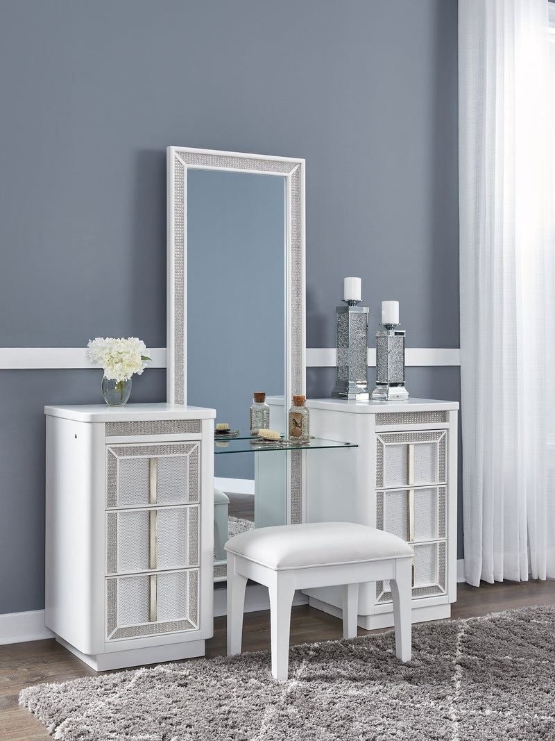 Chalanna Vanity with Mirror - Furniture Now (CA)